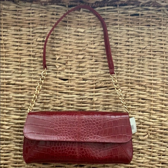 Liz Claiborne Handbags - Dark Red Small Hand Bag